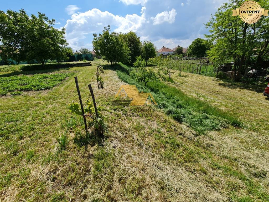 Predám 20a stavebný pozemok v obci Dvory nad Žitavou