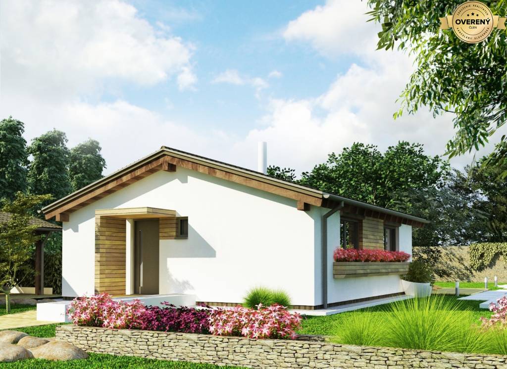 DREVODOM - NÍZKOENERGETICKÝ 2 izbový, 73 m2, okr.Ilava