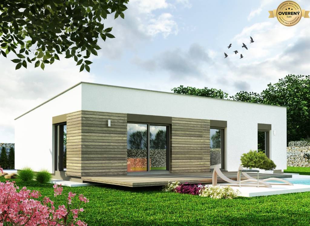 DREVODOM - NÍZKOENERGETICKÝ 4 izbový, 96 m2, okr. Ilava