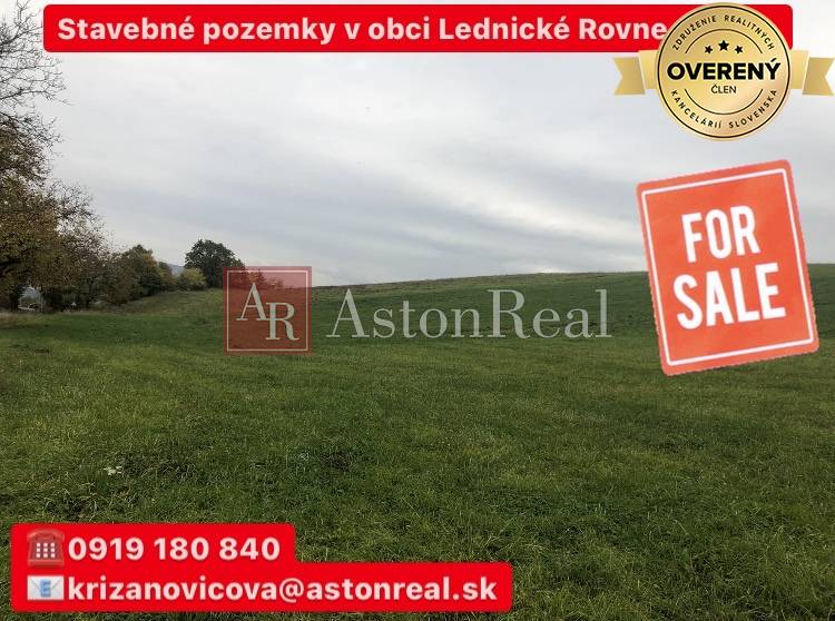 Pozemok pre RD-Predaj-Lednické Rovne-81000.00 €