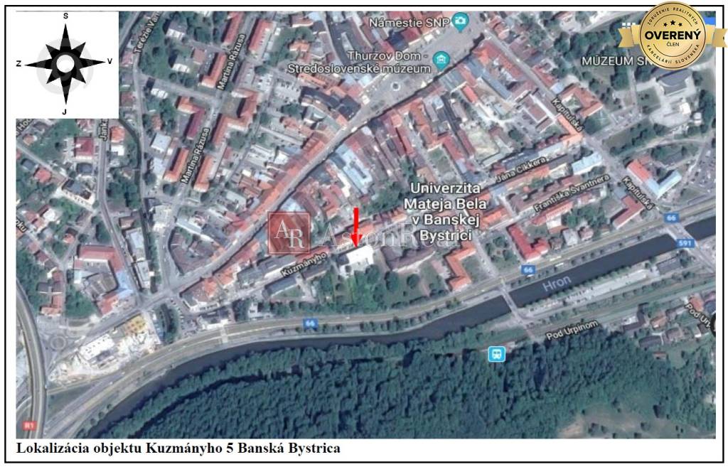 PRENÁJOM kancelárskych priestorov, Kuzmányho ul., Banská Bystrica