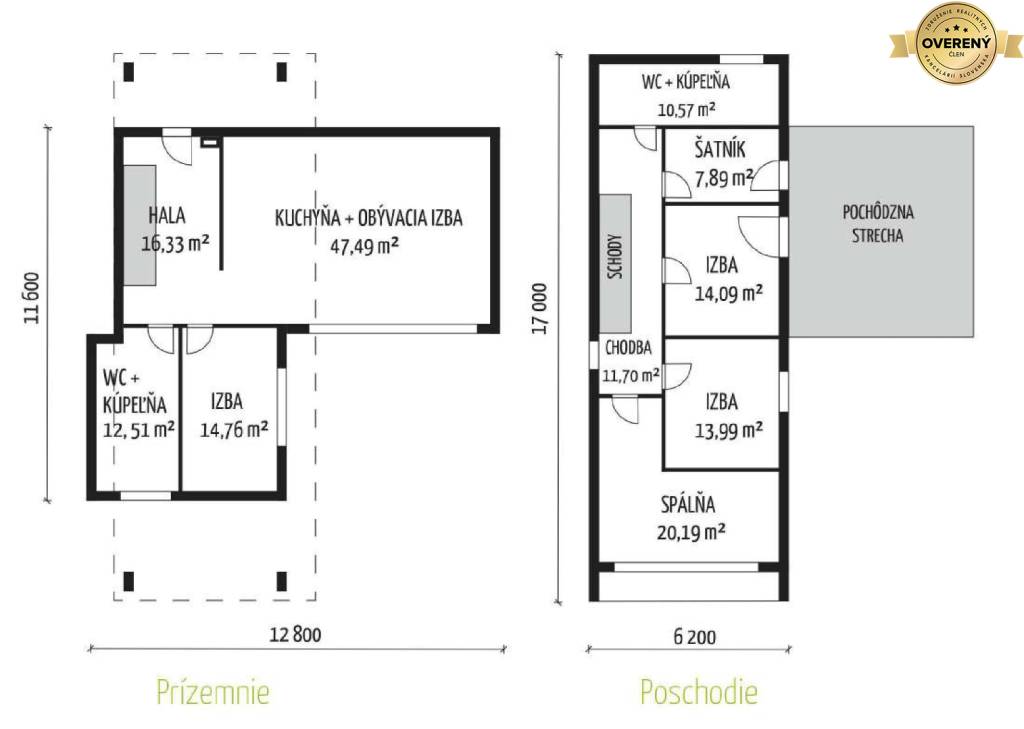 DREVODOM - NÍZKOENERGETICKÝ 5 izbový, 174 m2, okr. Martin