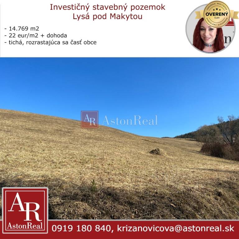 Priemyselný pozemok-Predaj-Lysá pod Makytou-325000.00 €