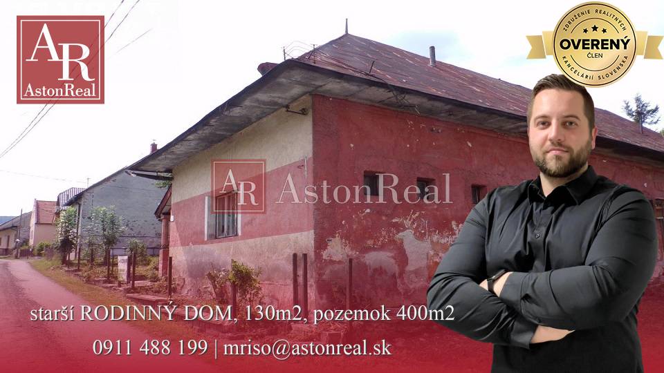 hľadám: starší RODINNÝ DOM, 130m2, pozemok 400m2, do 190.000 €, Žilina