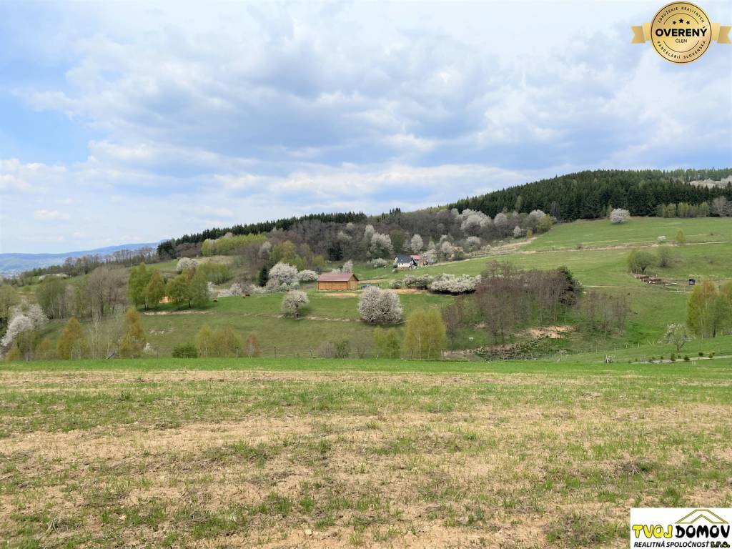 Pozemok vhodný na výstavbu chalúpky na Korytárskych lazoch, okr. Detva