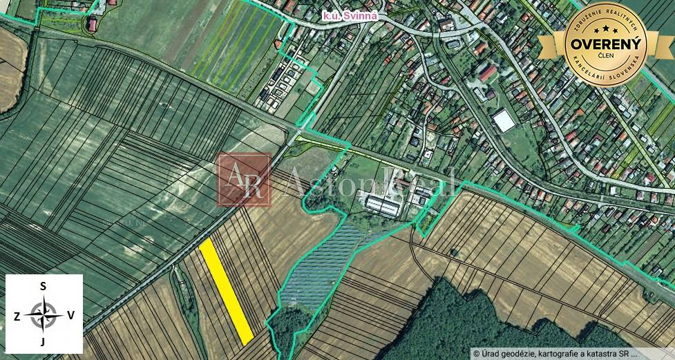 IBA U NÁS! Investičný stavebný pozemok 8.469m2, Svinná, Trenčín