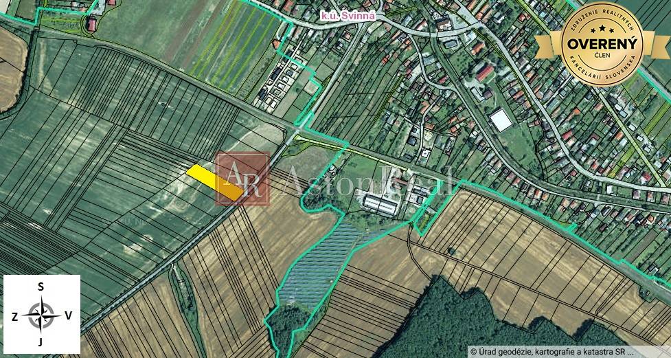 IBA U NÁS! Investičný stavebný pozemok 4.115m2, Svinná, Trenčín