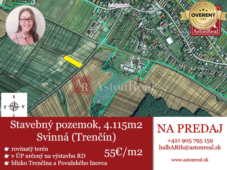 Pozemok pre RD-Predaj-Svinná-55.00 €