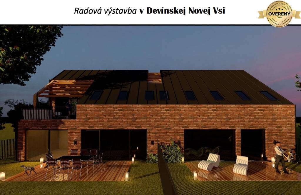 Pozemok s projektom pre Radovú výstavbu alebo RD v Devínskej Novej Vsi