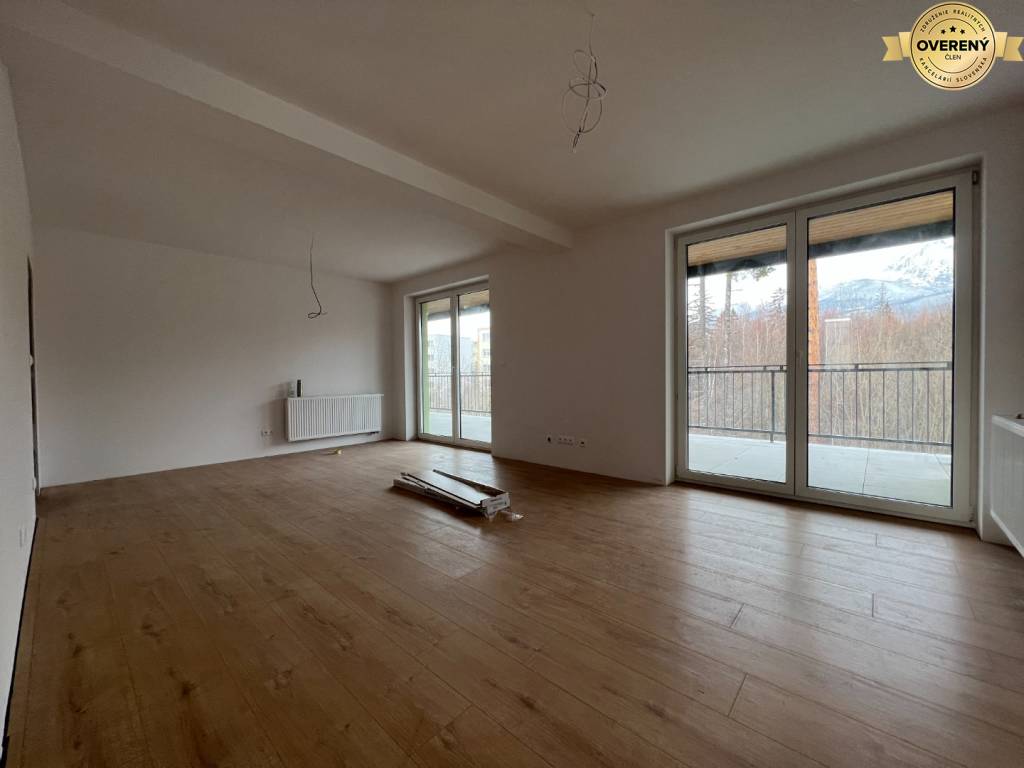 NOVÝ 3-izbový apartmán s terasou a balkónom Vysoké Tatry 121 m2