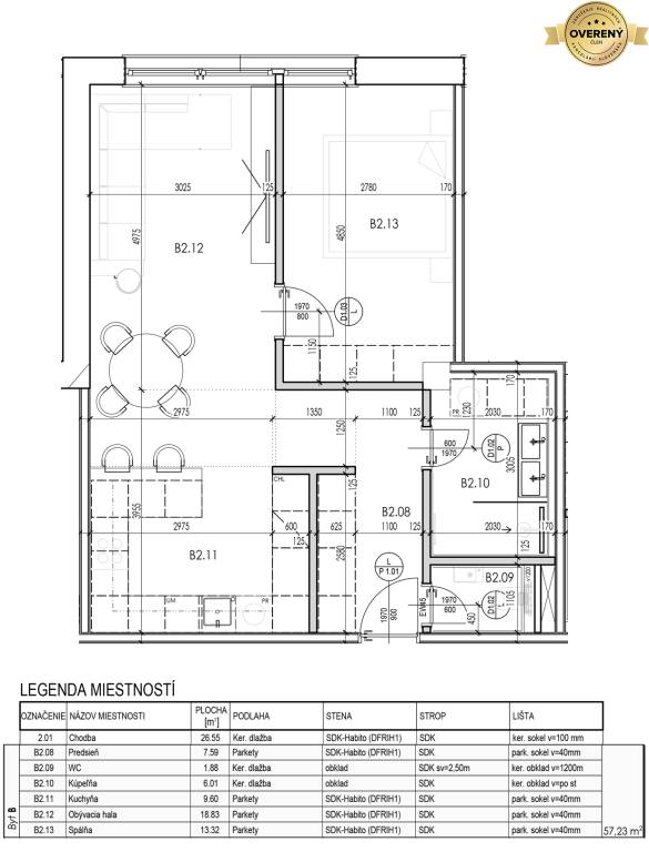 PREDAJ 2izbový byt | B s podzemným parkovaním Bratislava Ružinov