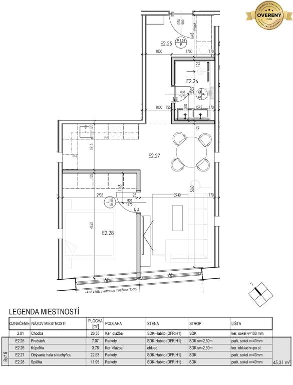 PREDAJ 2 izbový byt | E s podzemným parkovaním Bratislava Ružinov