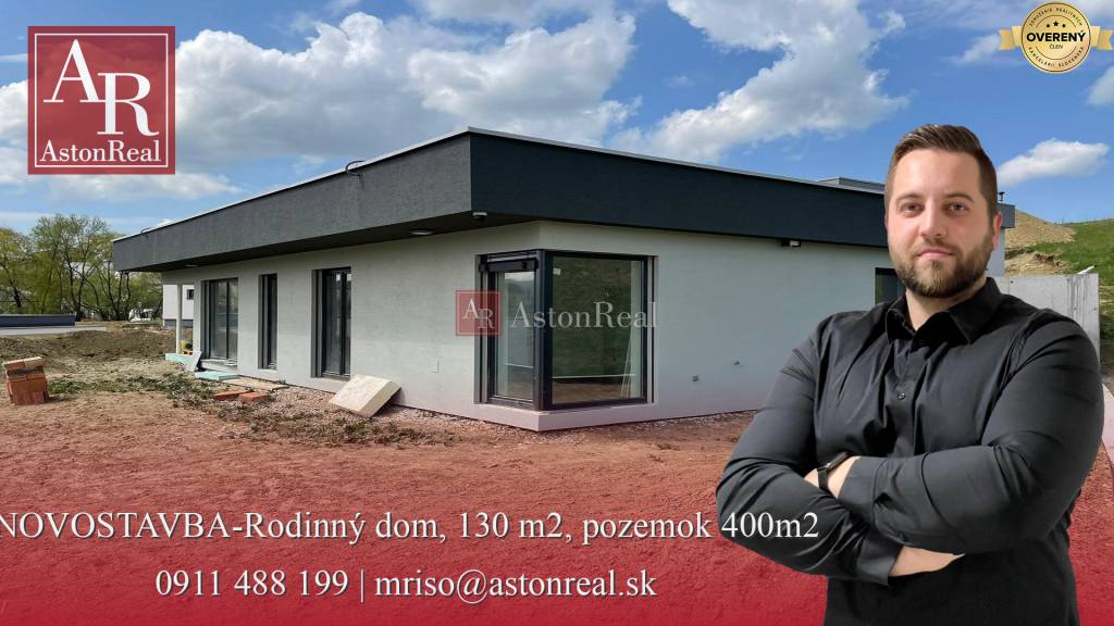 HĽADÁM: NOVOSTAVBA-Rodinný dom, 130 m2, pozemok 400m2, ŽILINA a okolie