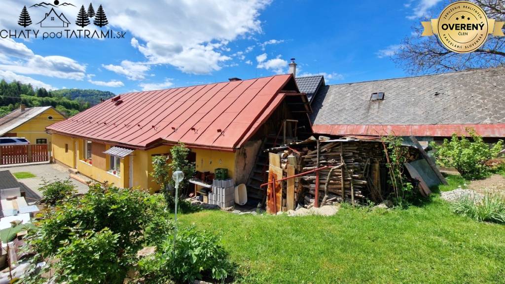 Útulný 3i domček na slnečnom pozemku Nízke Tatry