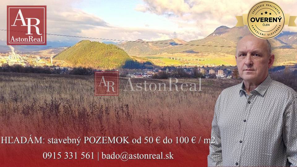 Pozemok pre RD-Kúpa-Ružomberok-50.00 €