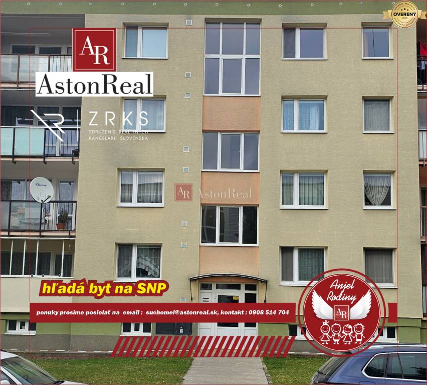 AstonReal hľadá moderný nadštandardný 4-izbový byt pre klienta