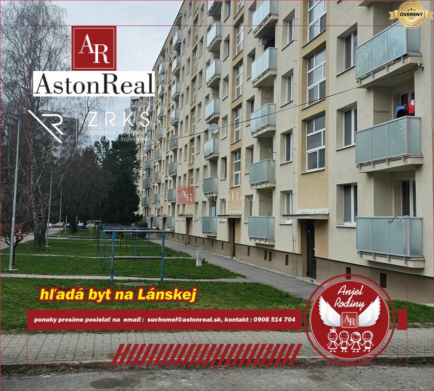 AstonReal hľadá 2-izbový byt pre klienta