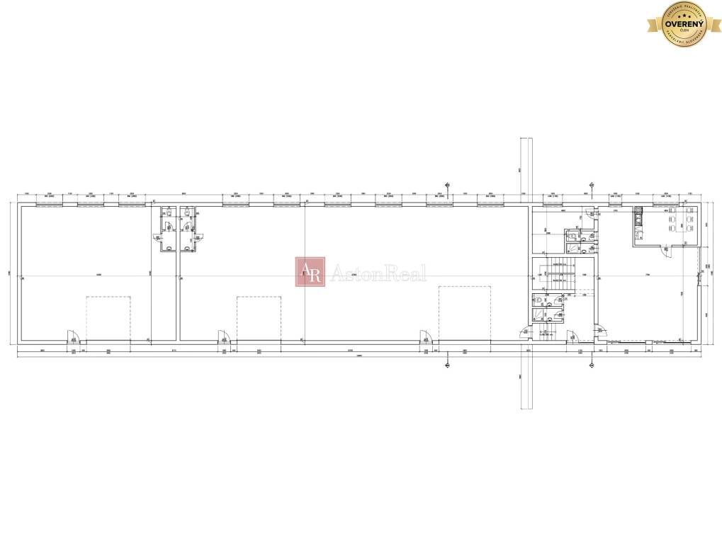 PRENÁJOM: Novostavba kancelárie 4 × 55 m2, vlastné parkovanie, S. Ľupč