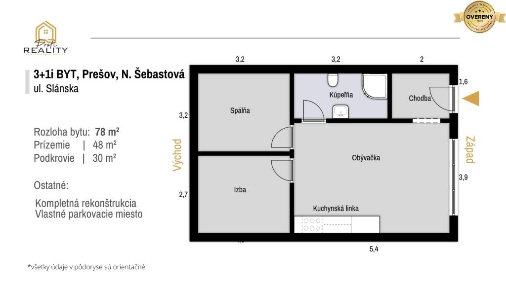 Mezonetový 3 izbový byt Nižná Šebastová v novostavbe blízko Prešova 