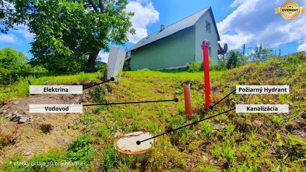 TOP pozemok so sieťami na okamžitú výstavbu 4 km od Prešova | 548 m² 