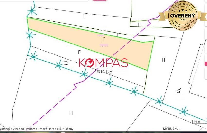 PONÚKAME VÁM POZEMOK NAD TRNAVOU HOROU - KĽAČANY