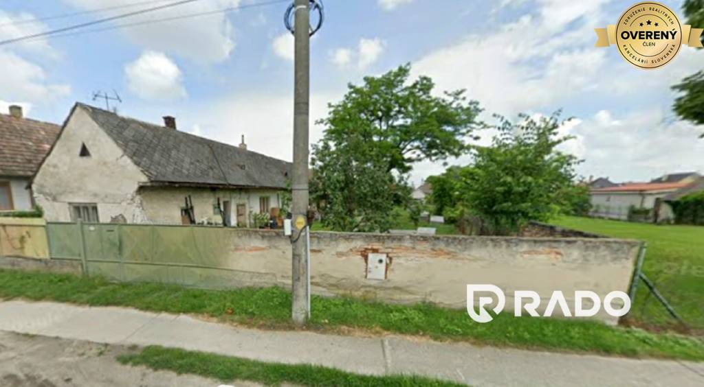 RADO | Na predaj starý dom a STAVEBNÝ POZEMOK až 1112 m2, Lehnice