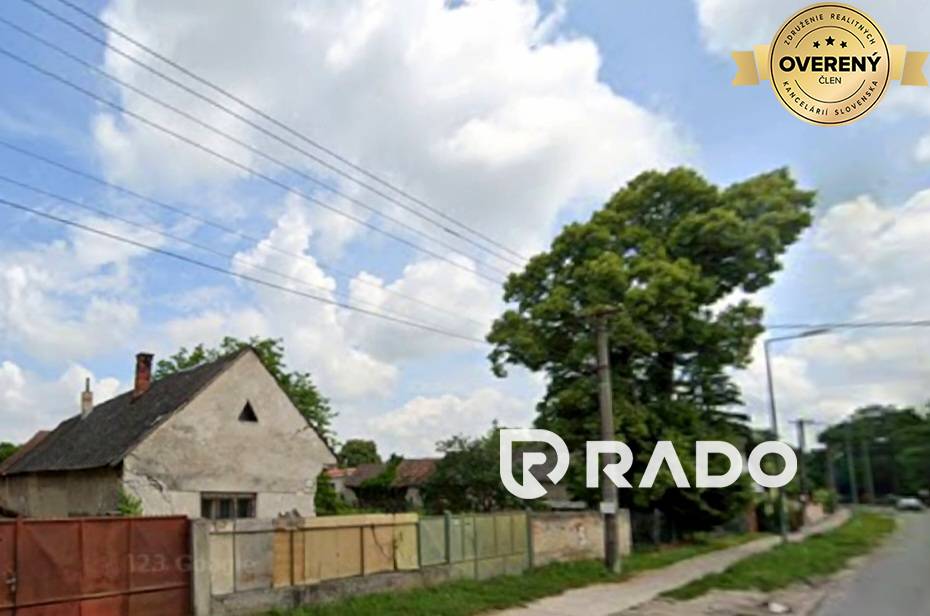 RADO | Na predaj starý dom a STAVEBNÝ POZEMOK až 1112 m2, Lehnice