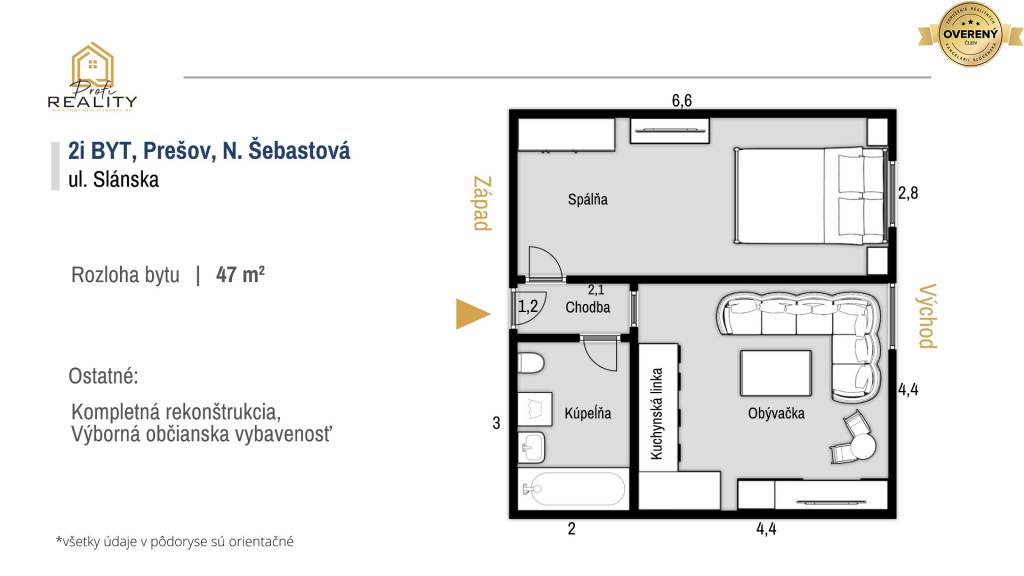 Moderný 2 izbový byt v NOVOSTAVBE v Prešove, Nižná Šebastová