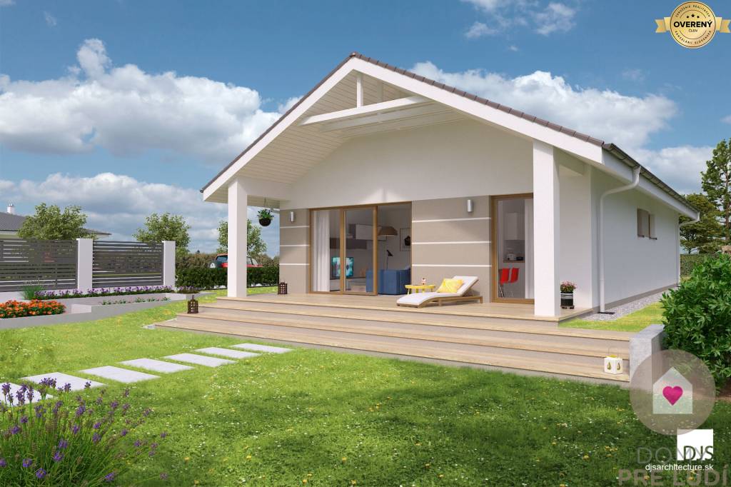 Krásny 4 izbový RD bungalov 101,65 m2 na pozemku 495 m2, Senec