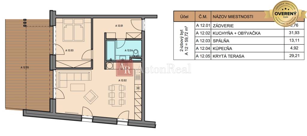 INVESTIČNÝ APARTMÁN 2-IZBOVÝ-VYSOKÉ TATRY-TATRANSKÁ ŠTRBA, 91,61 m2