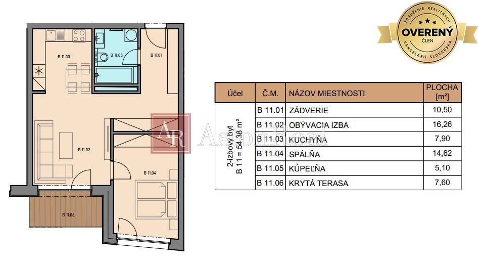 2-izbový INVESTIČNÝ APARTMÁN VYSOKÉ TATRY-TATRANSKÁ ŠTRBA, 64,57m2