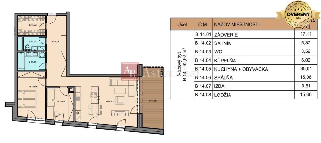  3izb. INVESTIČNÝ APARTMÁN VYSOKÉ TATRY-TATR. ŠTRBA, 111,17m2