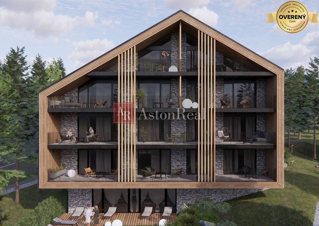 2-izbový INVESTIČNÝ APARTMÁN VYSOKÉ TATRY-TATRANSKÁ ŠTRBA, 67,66m2