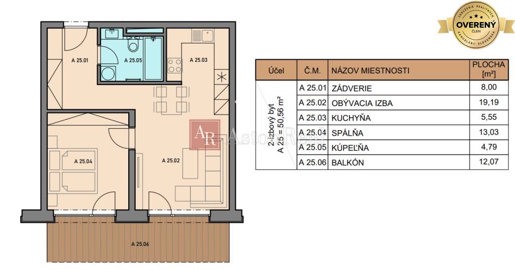 2-IZBOVÝ INVESTIČNÝ APARTMÁN VYSOKÉ TATRY-TATRANSKÁ ŠTRBA 65,22m2