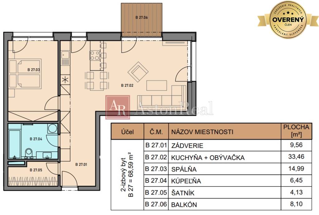 2-IZBOVÝ INVESTIČNÝ APARTMÁN VYSOKÉ TATRY TATRANSKÁ ŠTRBA 79,37 m2