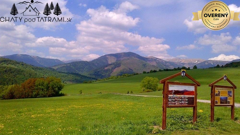 Pozemok s budovou na pokojnom mieste Mýto Nízke Tatry