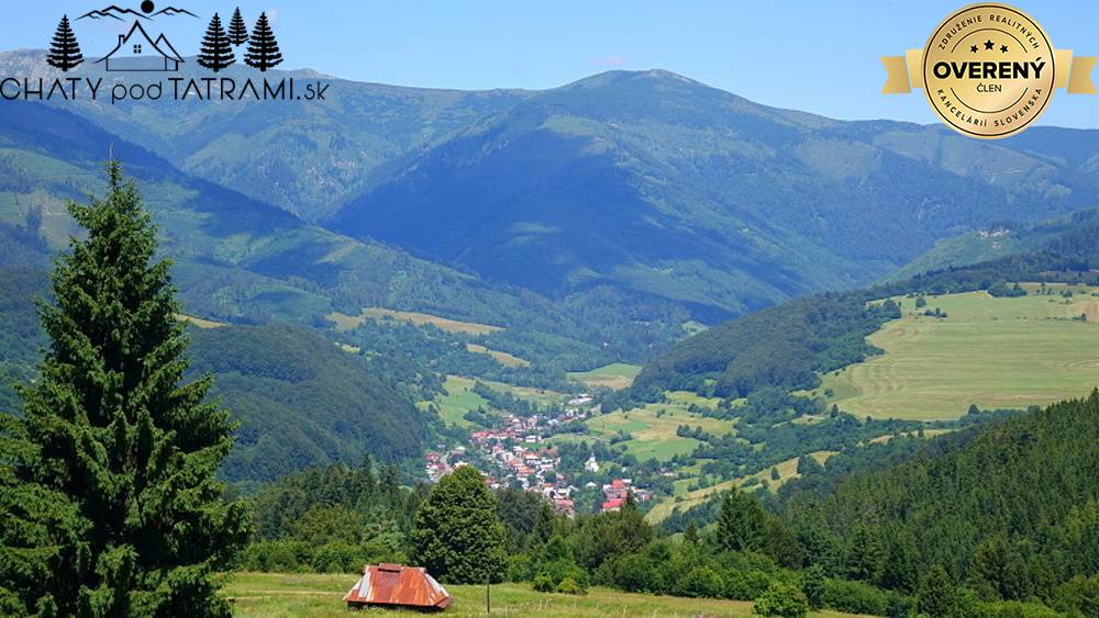 Pozemok s budovou na pokojnom mieste Mýto Nízke Tatry