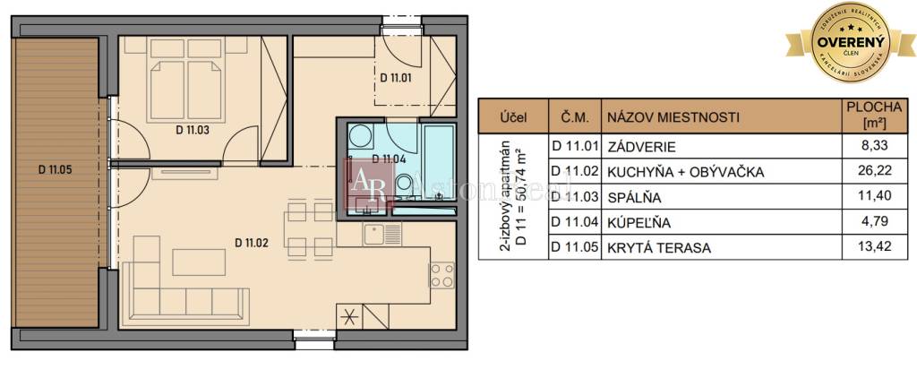 2-IZBOVÝ INVESTIČNÝ APARTMÁN VYSOKÉ TATRY TATRANSKÁ ŠTRBA 67,04m2