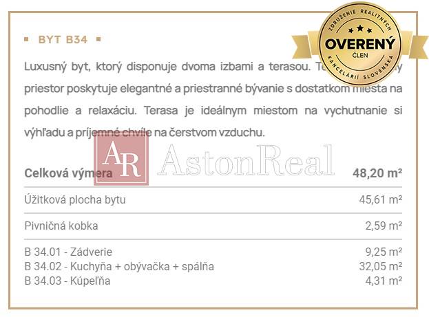 1-IZBOVÝ REKREAČNÝ APARTMÁN VYSOKÉ TATRY TATRANSKÁ ŠTRBA 76,08m2