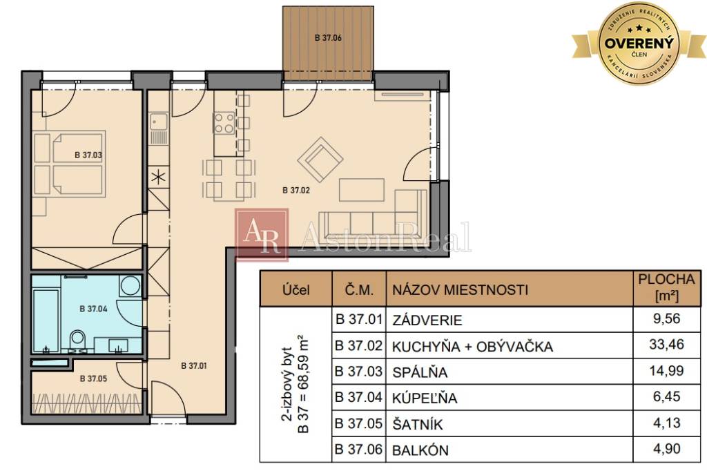 2-IZBOVÝ INVESTIČNÝ APARTMÁN VYSOKÉ TATRY TATRANSKÁ ŠTRBA 76,08m2