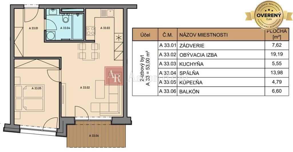 2-IZBOVÝ INVESTIČNÝ APARTMÁN VYSOKÉ TATRY TATRANSKÁ ŠTRBA 62,28 m2