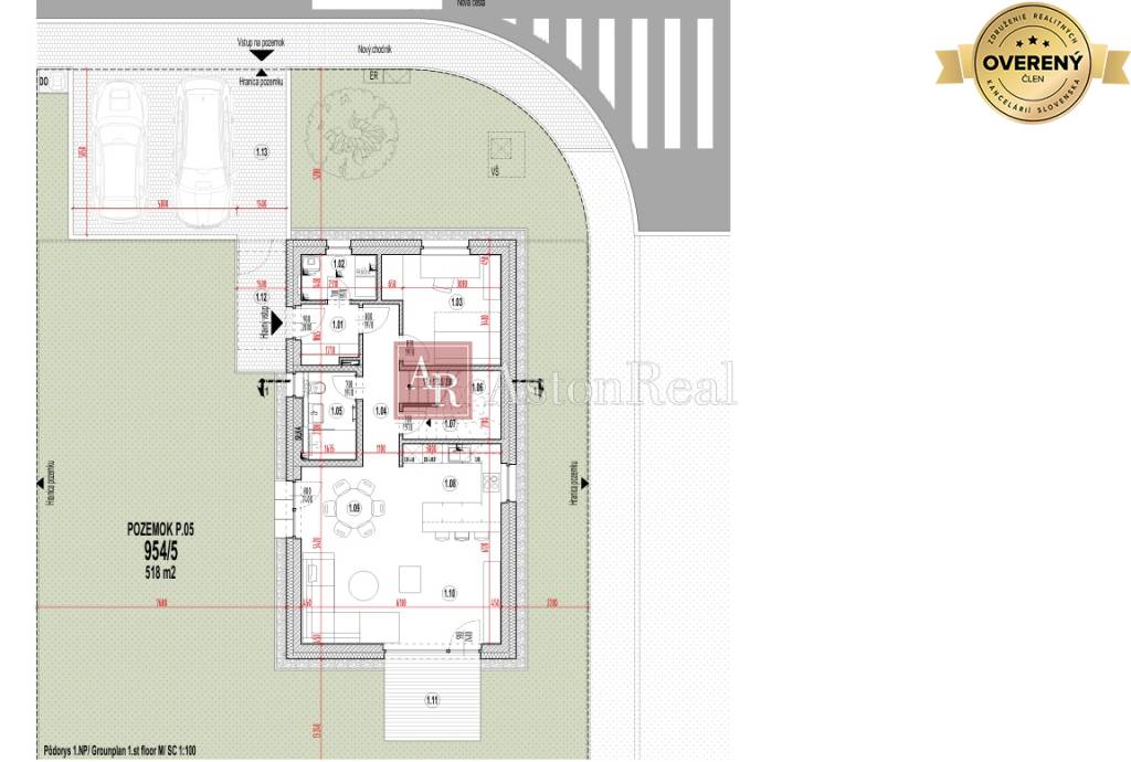 Stavebné pozemky od 509 m2 - 712 m2 Martin Priekopa 