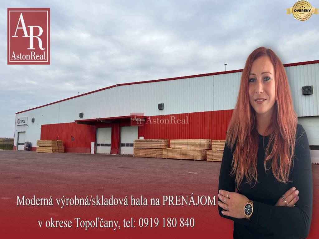 Skladový objekt-Prenájom-Topoľčany-4.90 €