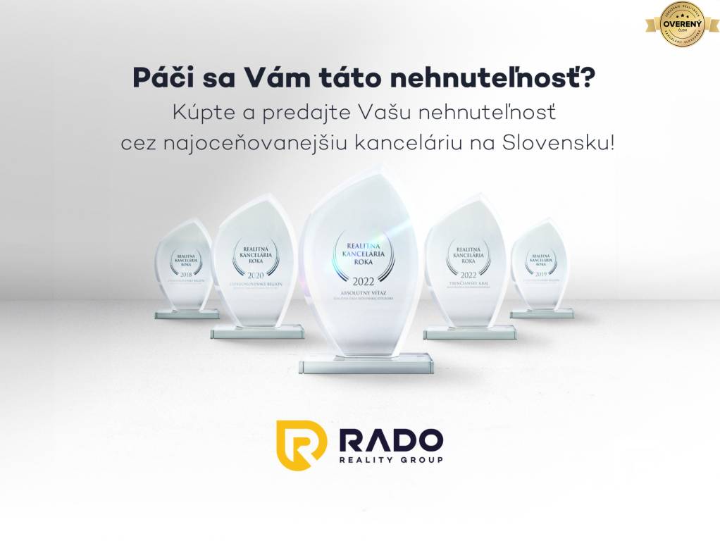 RADO | Na predaj priestranný 1-izbový byt, Piešťany 