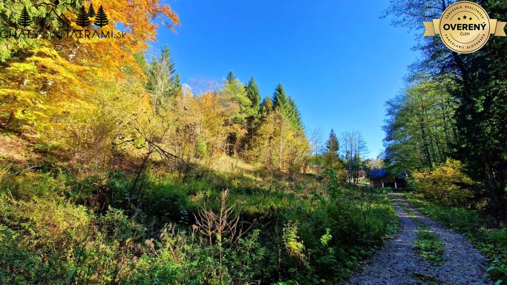 Pozemok s IS a stavebným povolením Krpáčovo Nízke Tatry