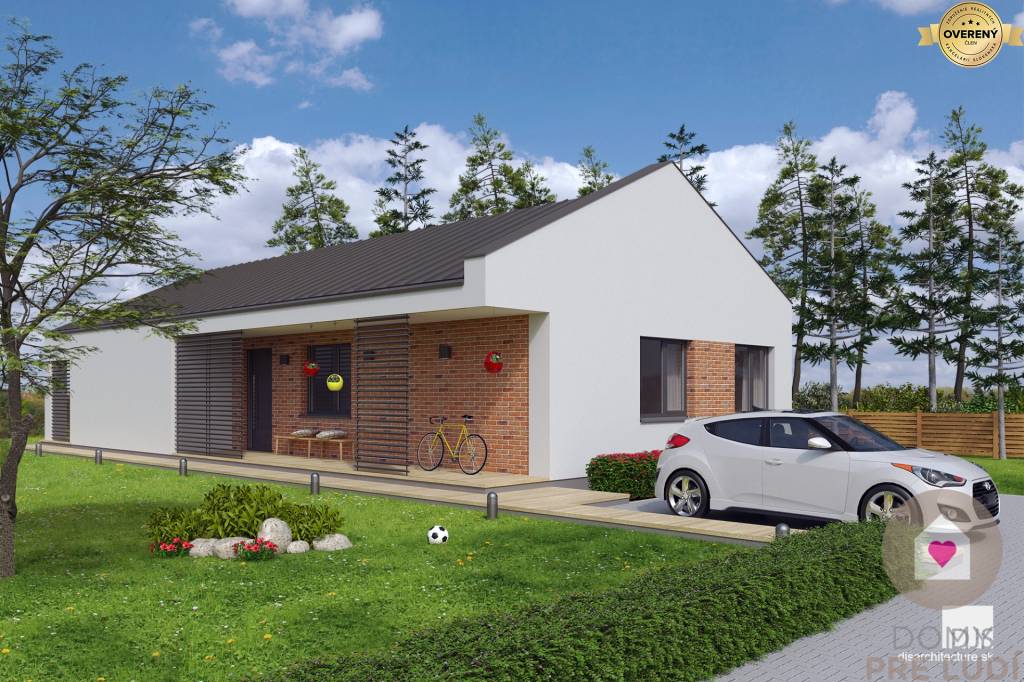 Krásny 4 izbový RD bungalov 114,25 m2 na pozemku 507m2, Senec