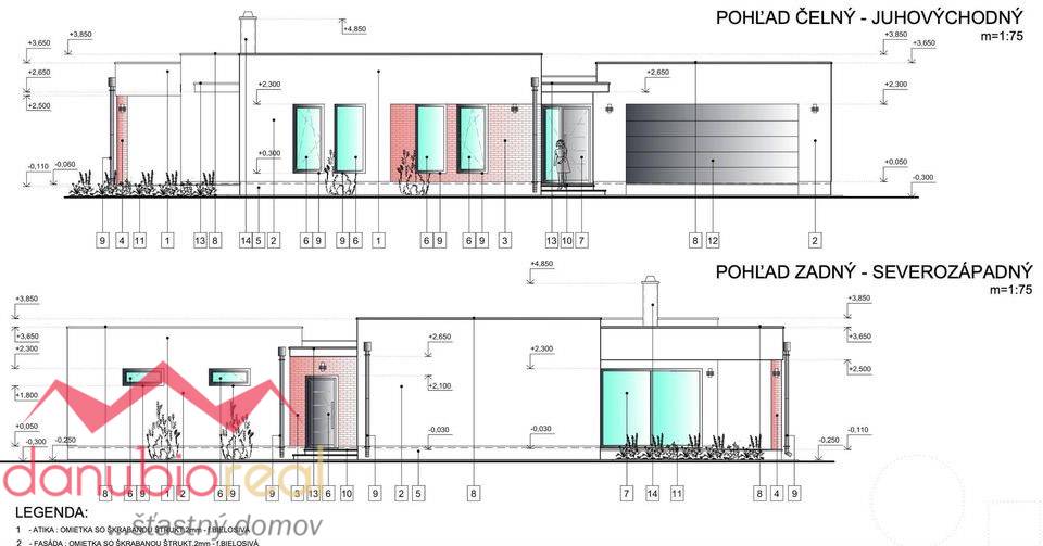 Pozemok s projektom a základmi domu, Chotín