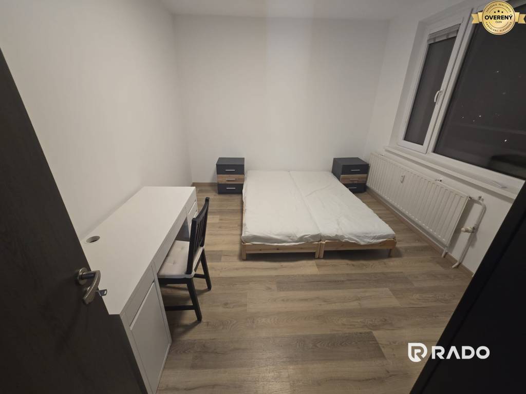 RADO | 2Izb. byt 38m2 +10m2 logia 2x po 5m2 | Petržalka - Blagoevova