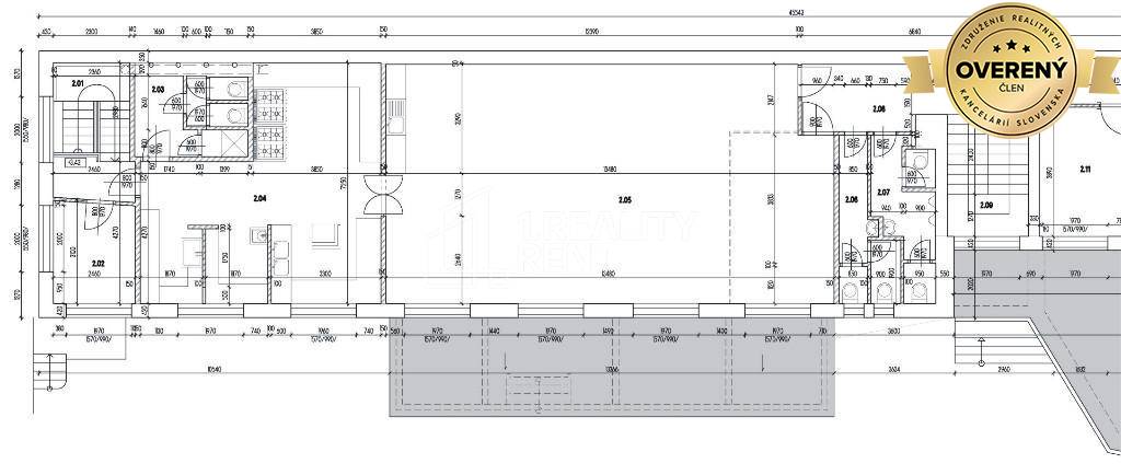 Na prenájom kancelársky priestor 80 m2 - centrum Žiliny 